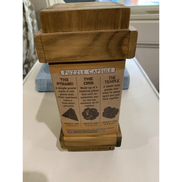 True Genius Puzzle Capsule - Three Ancient Puzzles NEW - Picture 4 of 4